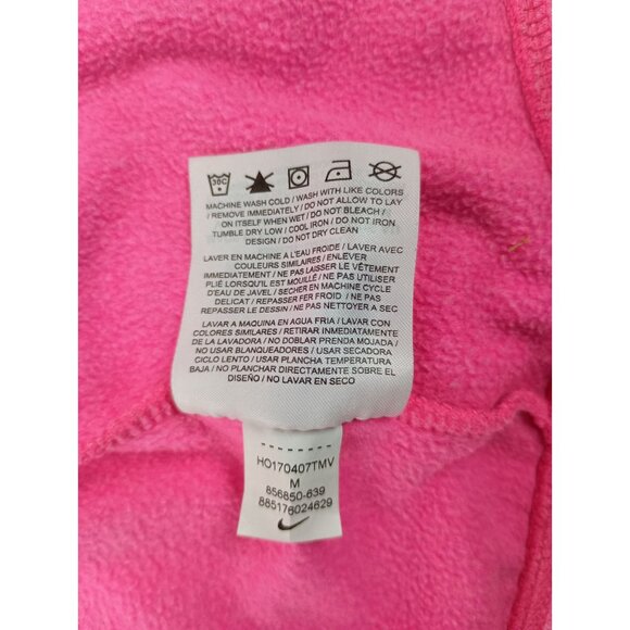 Nike Golf Dri-Fit Women's Long Sleeve Pink Full Zip Shirt Sz. M - Picture 9 of 9